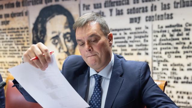 El exjefe de gabinete de Salvador Illa, Víctor Francos, este lunes en el Senado.