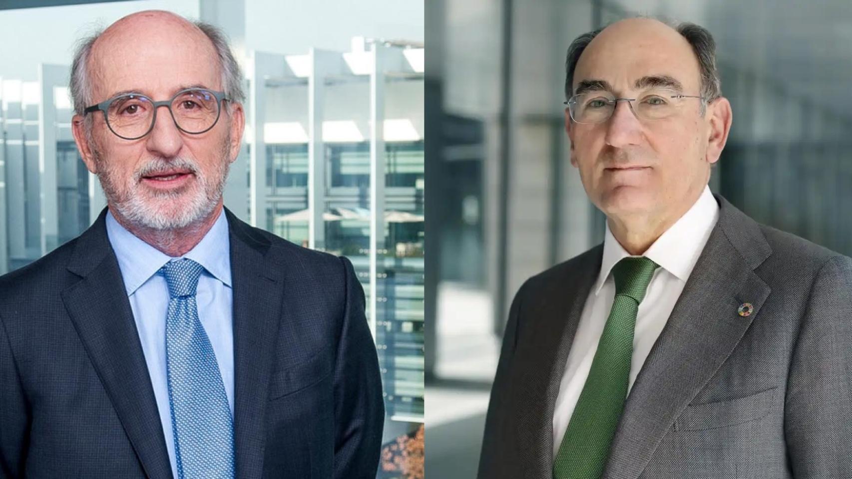 Antonio Brufau, presidente de Repsol, e Ignacio Galán, presidente del Grupo Iberdrola.