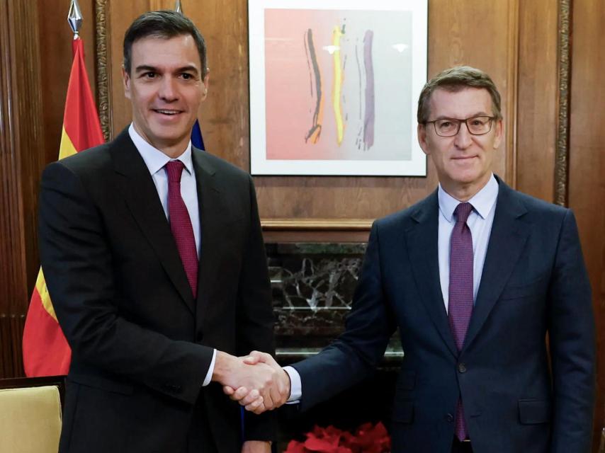 Pedro Sánchez y Alberto Núñez Feijóo.