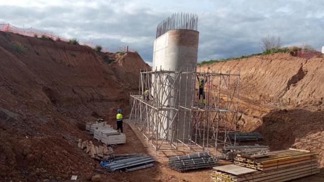 Obras del Metro de Sevilla.