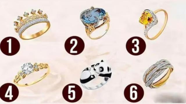 Elige uno de los 6 anillos que se muestran a continuación y lee la descripción correspondiente.