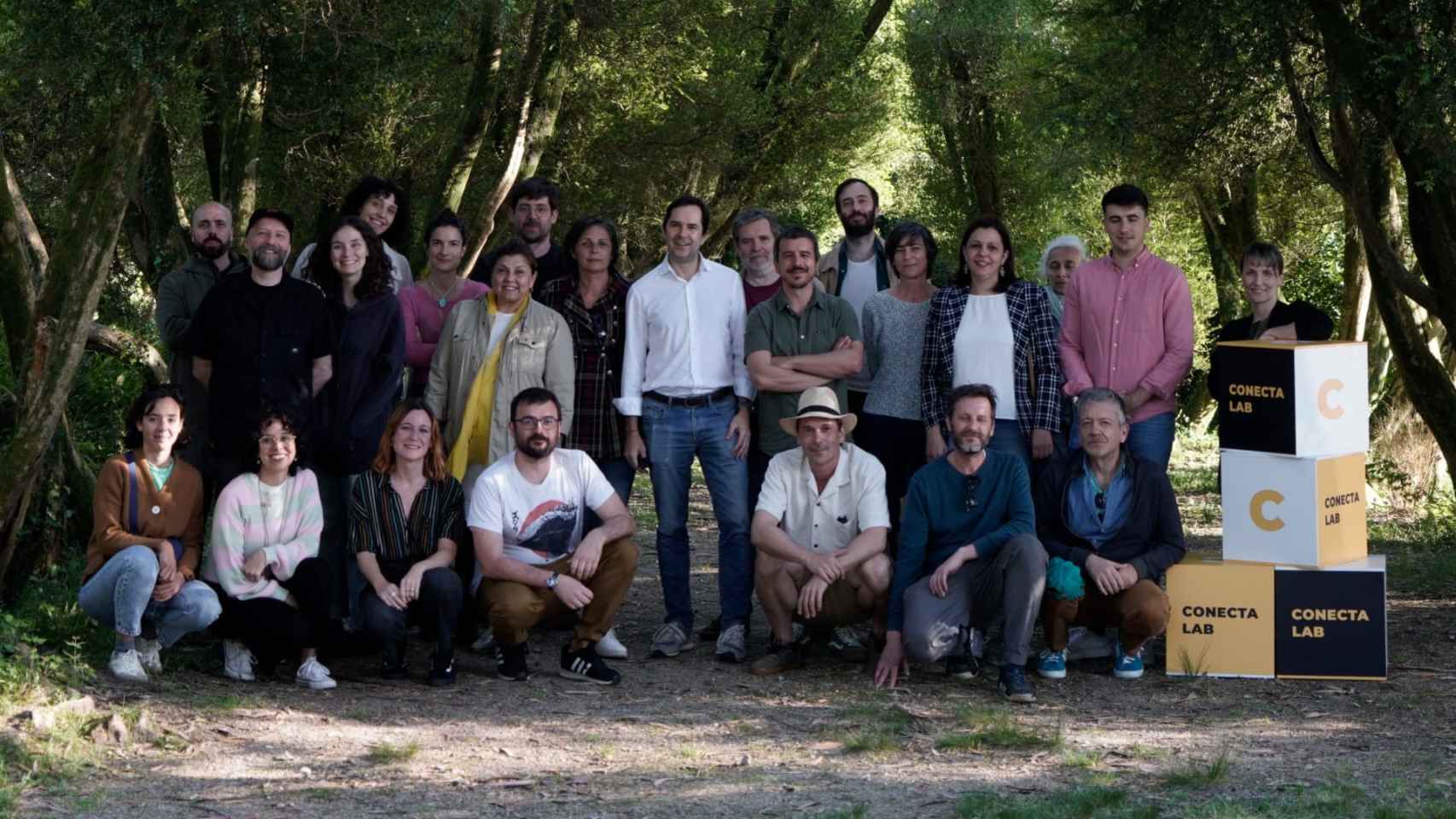 Participantes de la segunda residencia audiovisual ConectaLab.