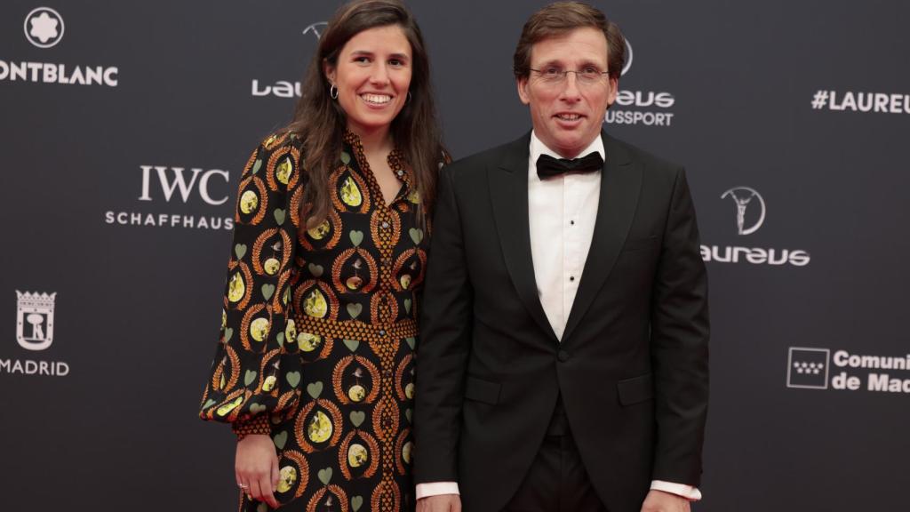 José Luis Martínez-Almeida junto a su mujer, Teresa Urquijo, este pasado lunes, día 22.