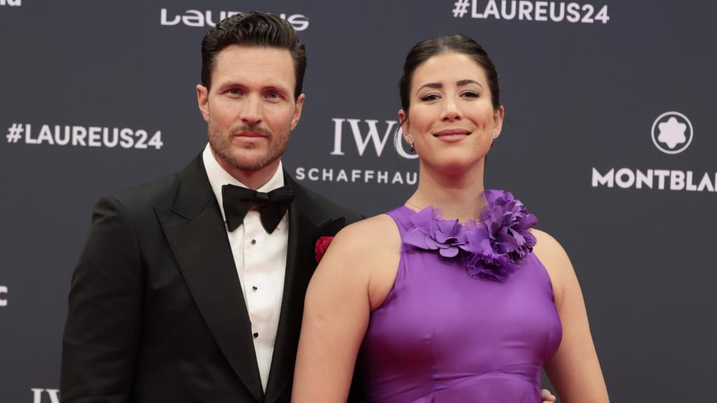 Muguruza junto a su pareja sentimental, el empresario Arthur Borges, en los Premios Laureus.