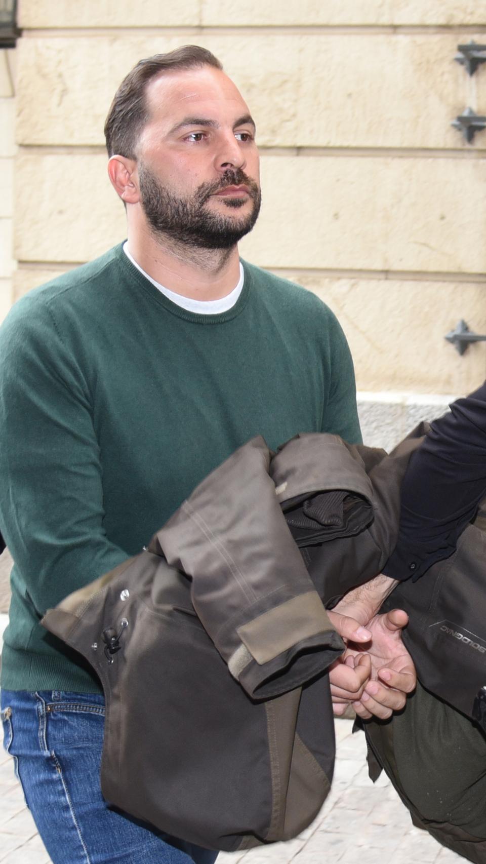 Antonio Tejado, acudiendo a los juzgados de Sevilla, el pasado mes de marzo.