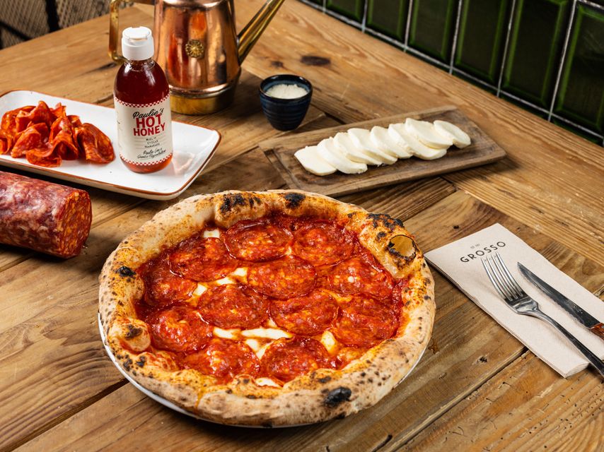 La pizza de Paulie Gee.