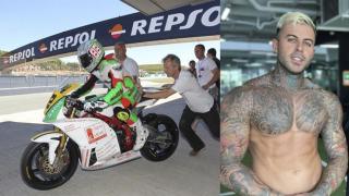 Amadeo Llados, en el Gran Premio de España de Moto2 2010 en Jerez