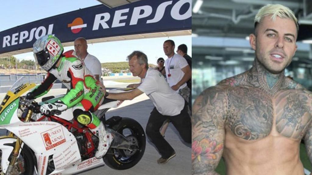 Amadeo Llados, en el Gran Premio de España de Moto2 2010 en Jerez