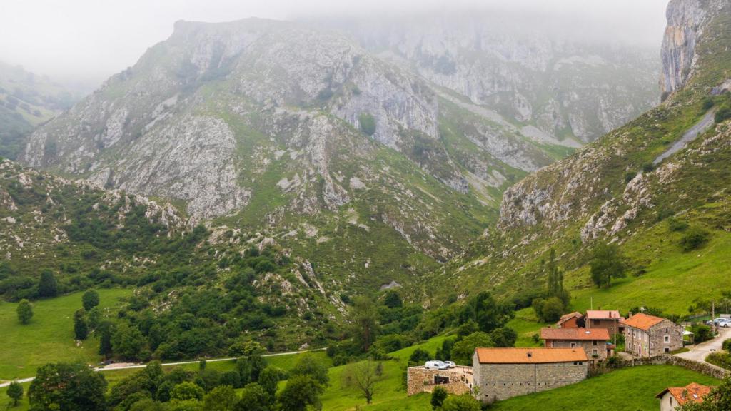 Pueblo de Bejes en Cantabria.