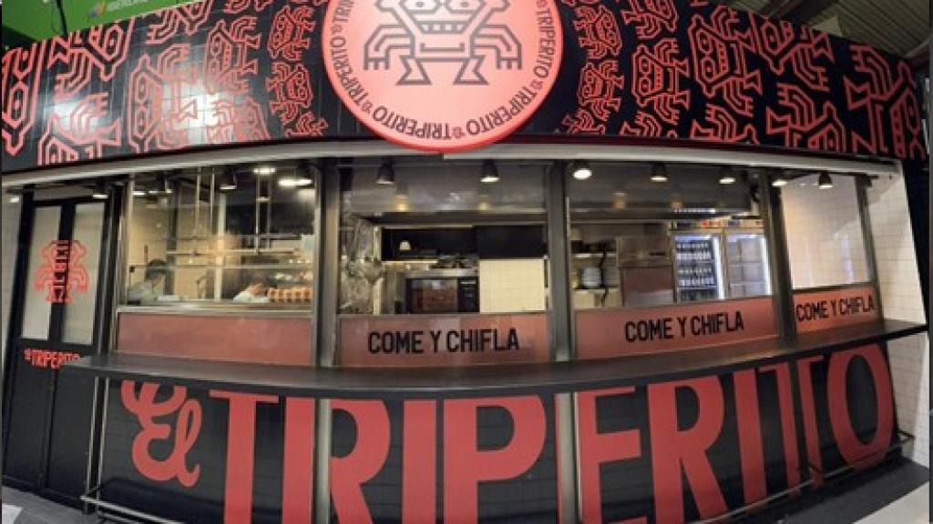 Triperito en el Mercado de la Paz.