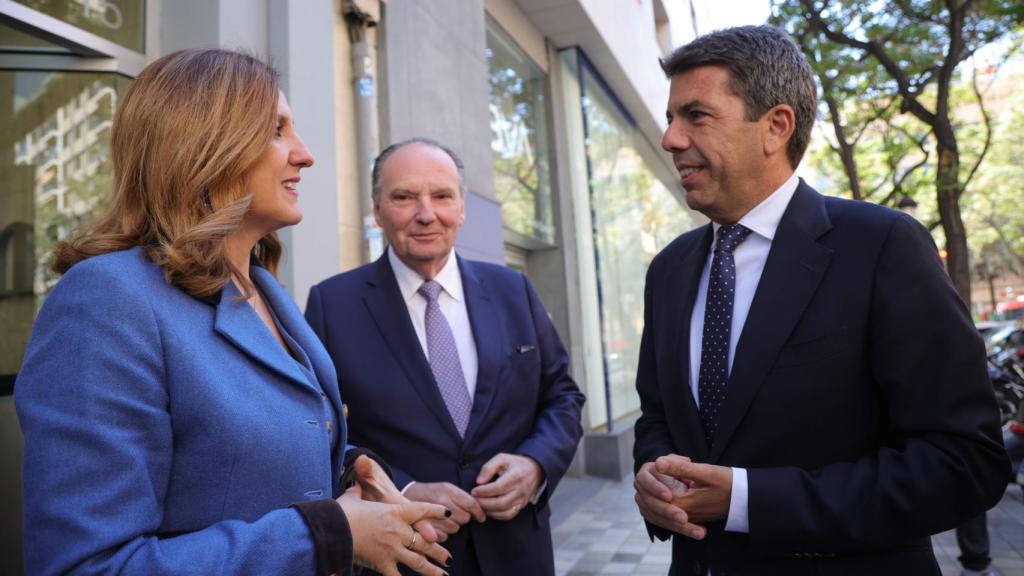 María José Catalá, José Vicente Morata y Carlos Mazón. EE