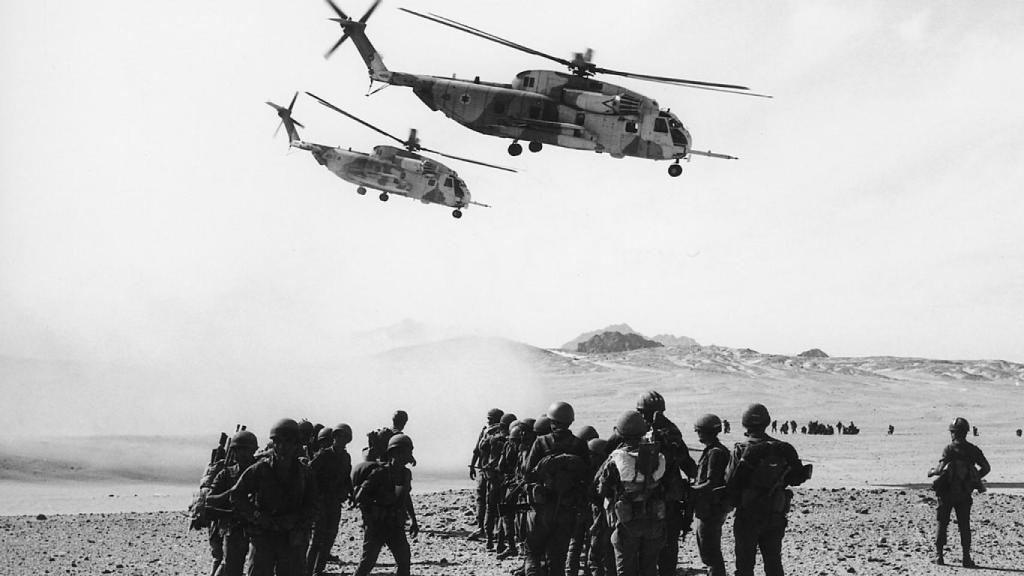 Imagen del Ejército israelí durante la guerra del Yom Kippur en 1973.