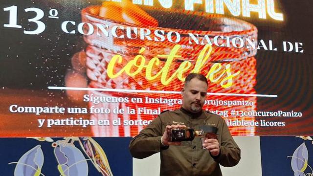 El ganador del concurso, Borja Gutiérrez, en un momento de la pruebaacional Panizo 2024