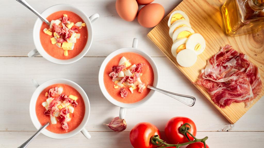 Imagen de archivo de salmorejo, un plato típico de Córdoba.
