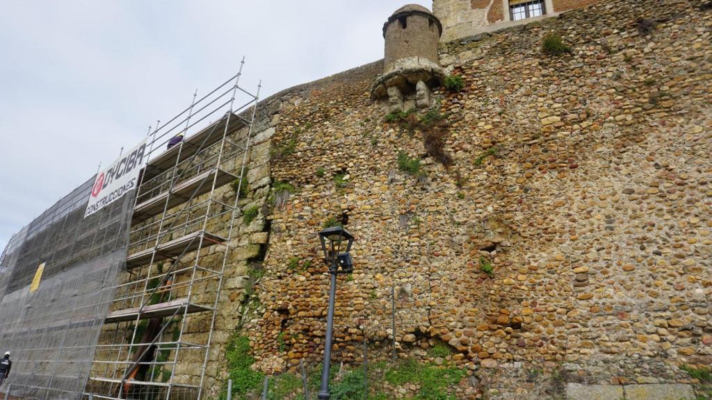 Obras en la muralla de Ciudad Rodrigo