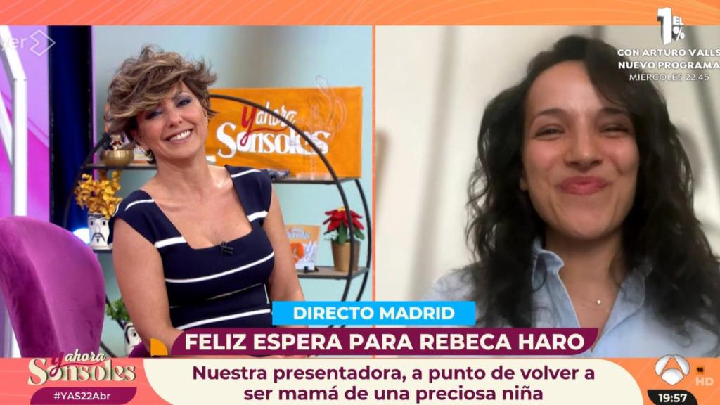 Rebeca Haro se encuentra de baja para afrontar la recta final de su embarazo.