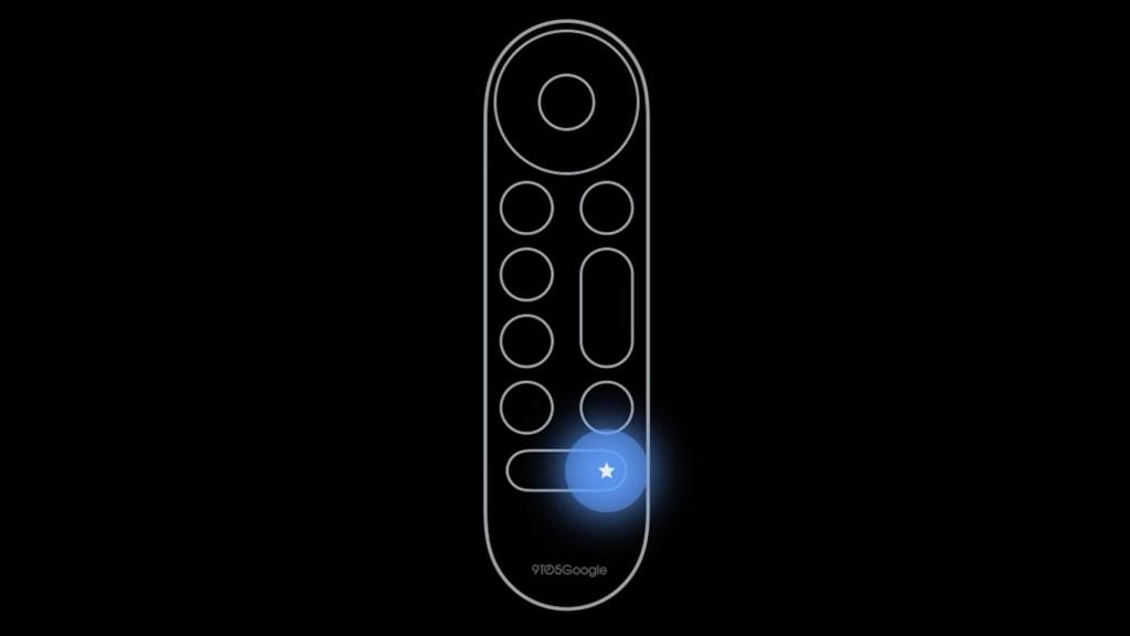 Posible diseño del nuevo mando del Chromecast 4K