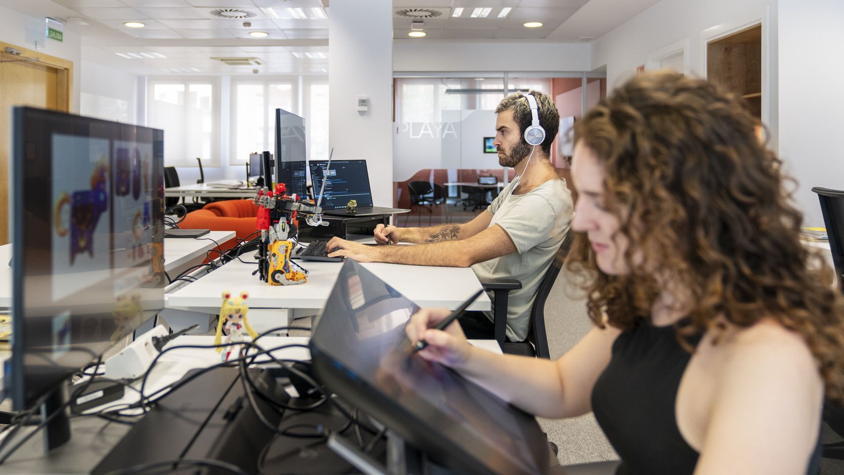 Empleados de Scopely en Barcelona.