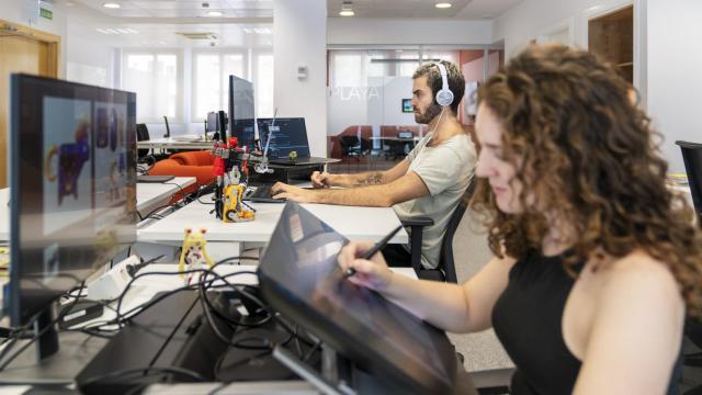 Empleados de Scopely en Barcelona.