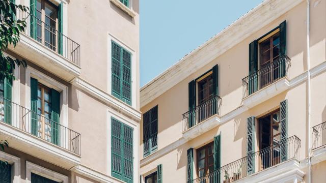 Un bloque de viviendas.