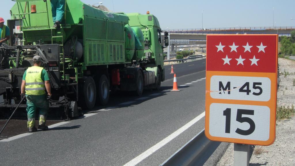 La M-45 de Madrid.