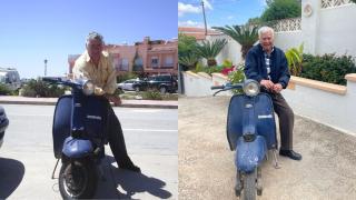 Chato, antes del robo (2006) a la izquierda y otra imagen de Chato este martes, a la derecha.