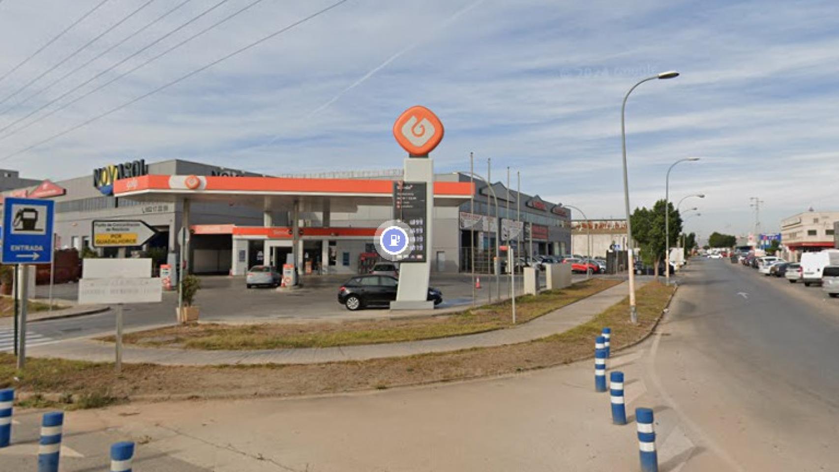 Lugar del accidente.