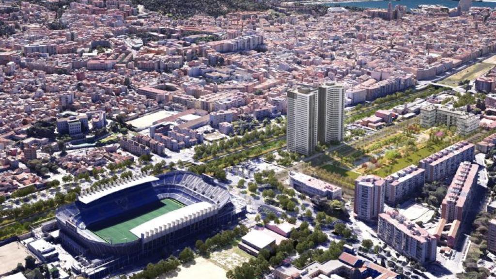 Vistas de las torres de Martiricos.