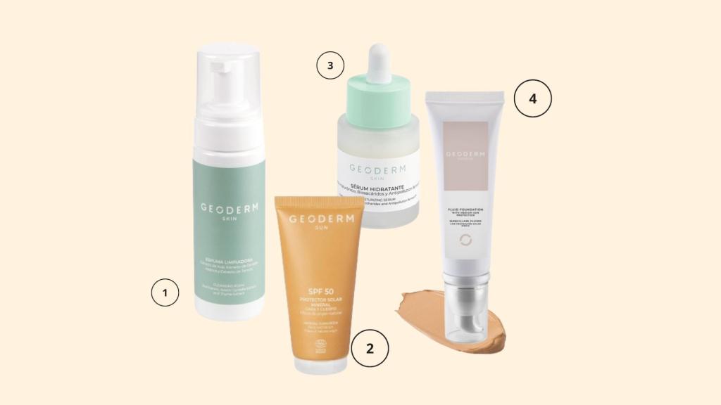 Productos para preparar la piel de Geoderm