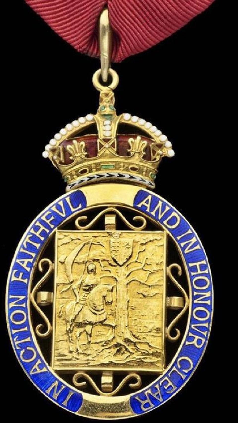 La medalla de la Orden de los Compañeros de Honor.