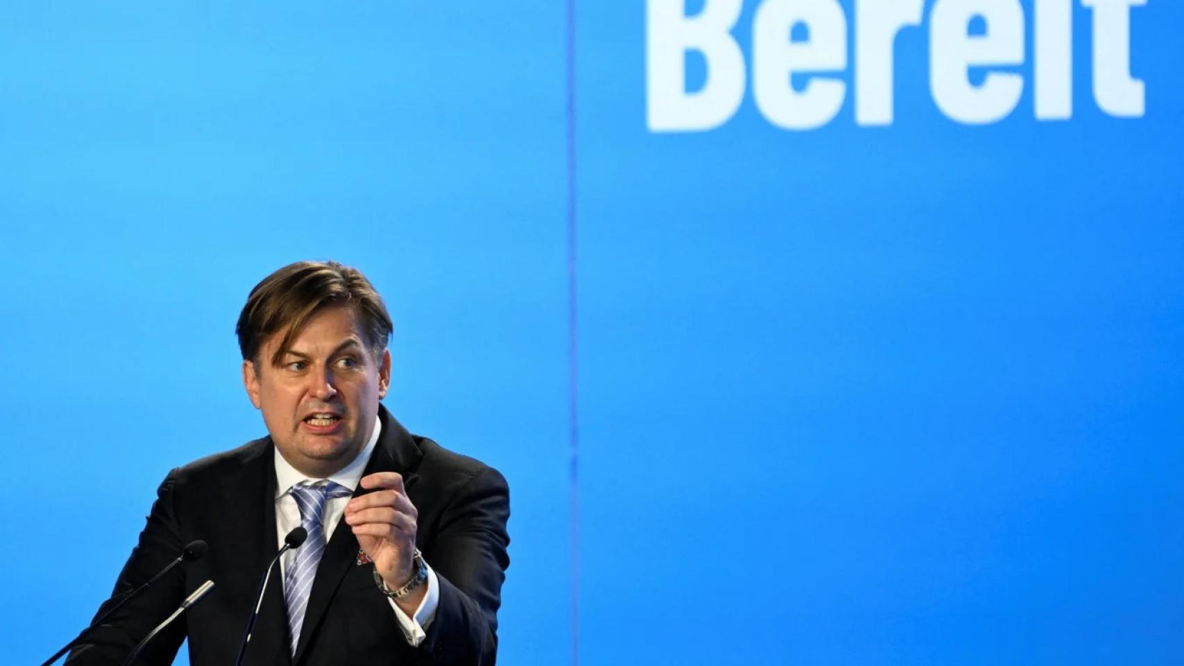 El eurodiputado y cabeza de lista de Alternativa por Alemania en las elecciones europeas, Maximilian Krah.