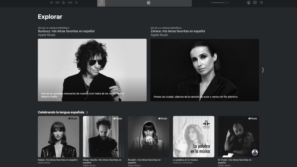 Día de la Lengua Española en Apple Music