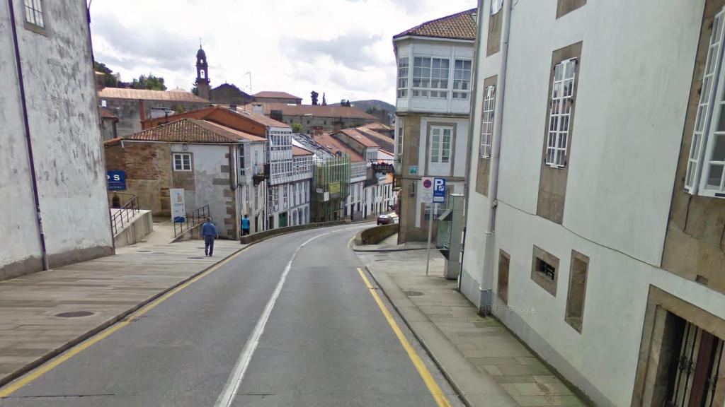 La rúa das Rodas, en Santiago de Compostela.