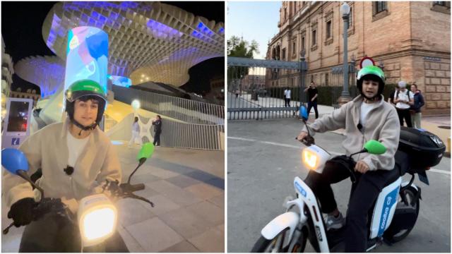 De la plaza de España a las Setas: ruta en moto para visitar Sevilla en 22 minutos
