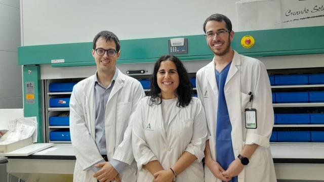 Laura Amaro, Alejandro Martínez y Jaime Cordero, los responsables de este proyecto.