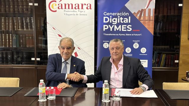 Firma del convenio de colaboración.
