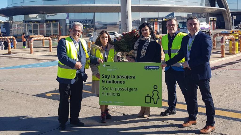 Pasajera 9 millones del aeropuerto de Valencia, récord que rebasará el aeródromo este mismo año. EE