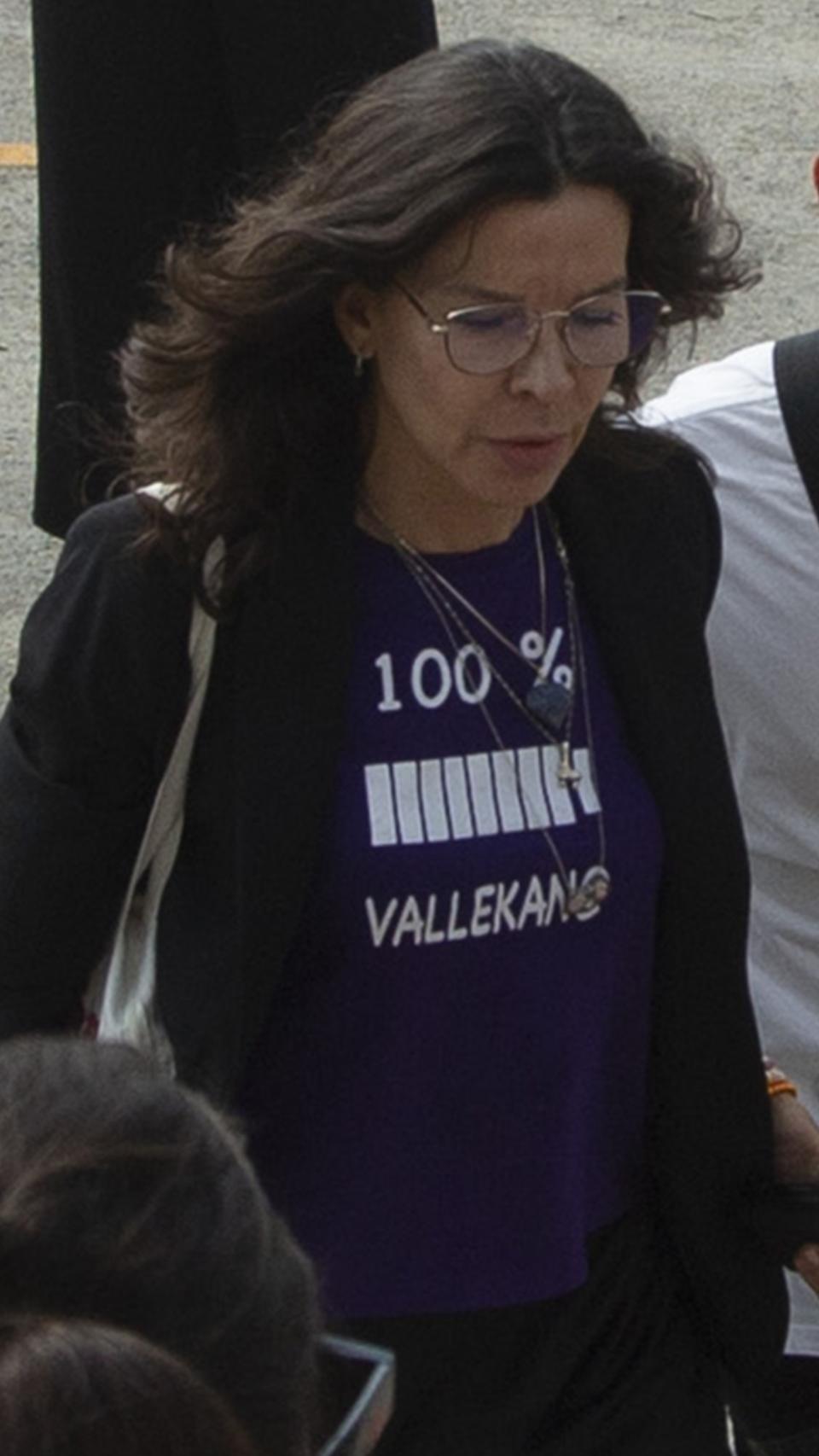 Silvia Bronchalo, madre de Daniel Sancho, también ha asistido, un día más, a la sesión.