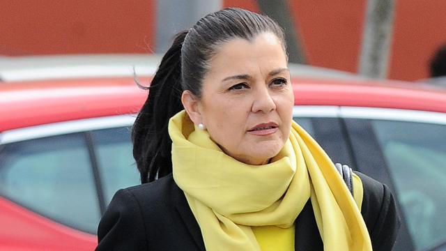 La vidente Cristina Blanco en una imagen de 2017 paseando por las calles de Madrid.