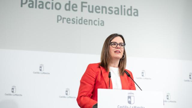 Esther Padilla, portavoz del Gobierno de Castilla-La Mancha.