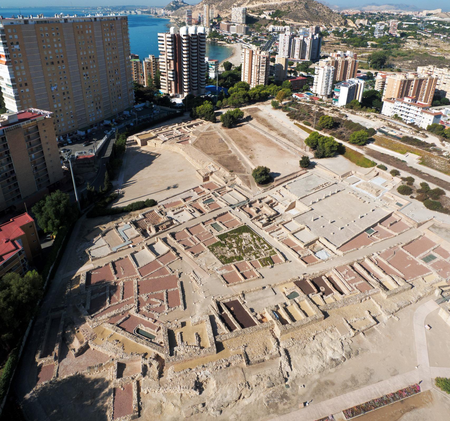 Vista aérea de Tossal de Manises.