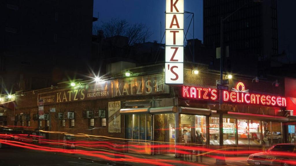 Fachada del Katz de Nueva York.