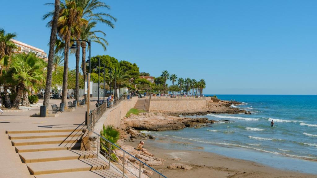 El paseo de Vista Alegre de Alcocéber (Castellón).