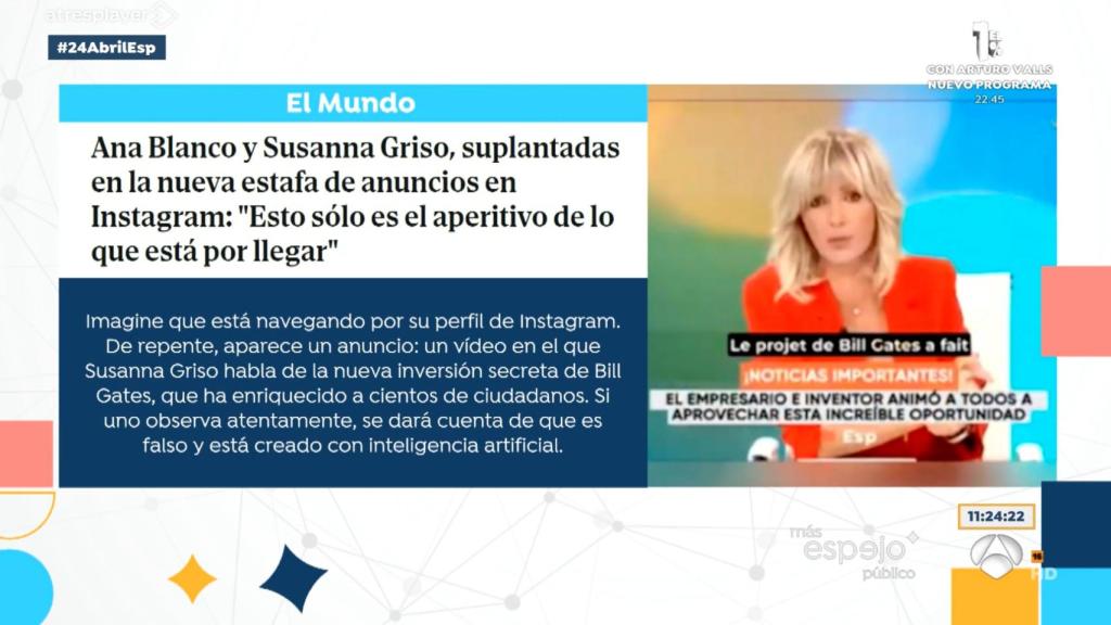 'Espejo Público'.