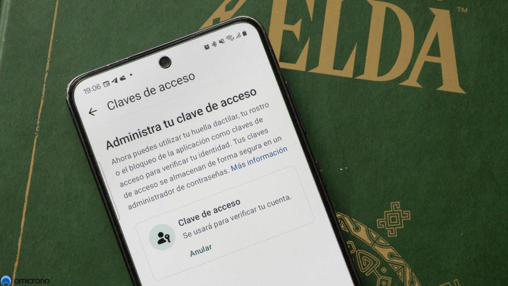 Llaves de acceso en WhatsApp.