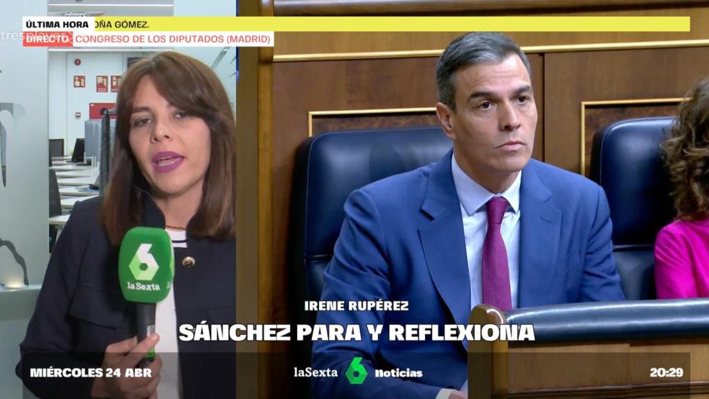 Irene Rupérez en 'laSexta Noticias'.