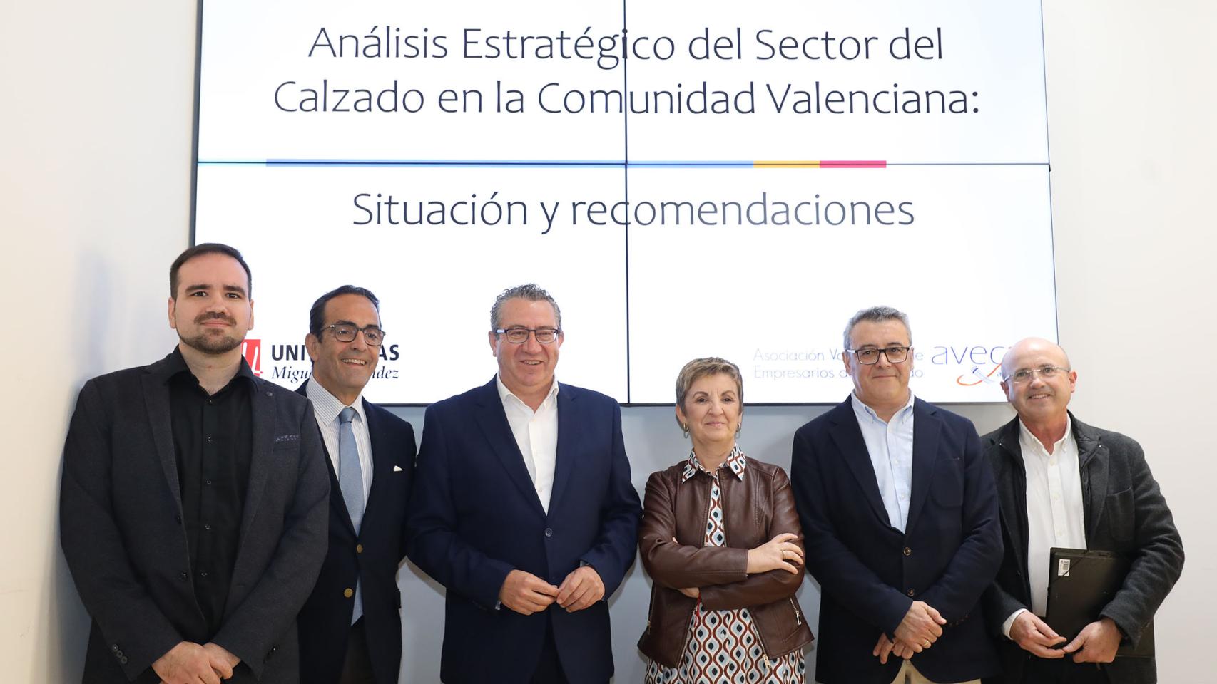 Presentación del estudio sobre el calzado en Alicante.