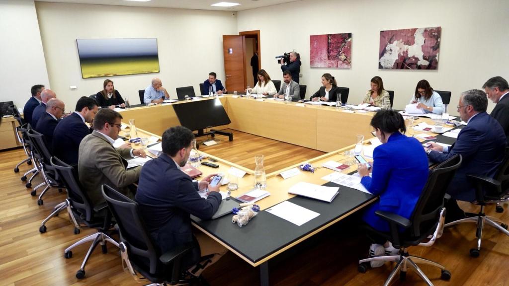 Imagen de la Junta de Portavoces de este jueves.