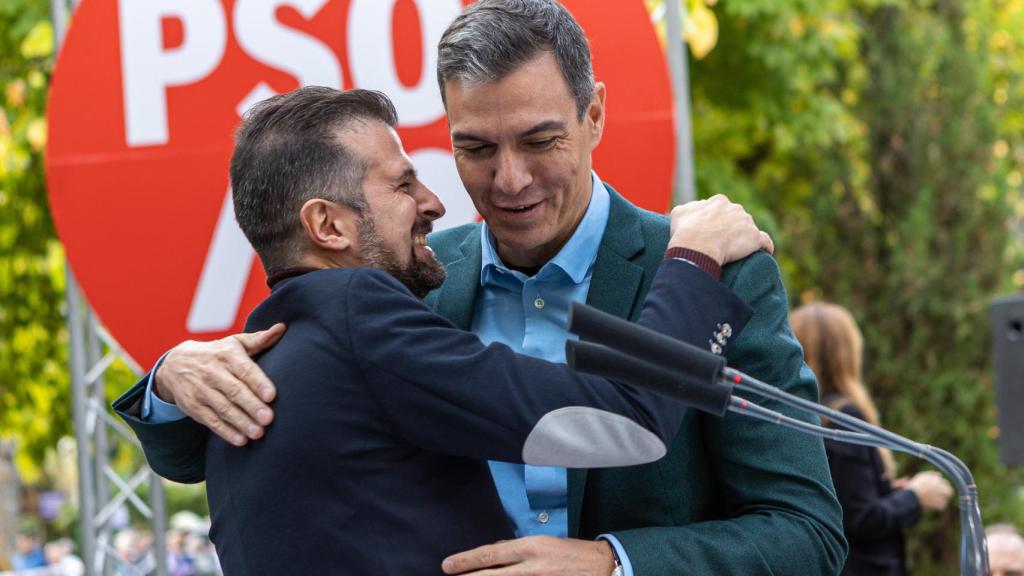 Luis Tudanca junto a Pedro Sánchez en una imagen de archivo
