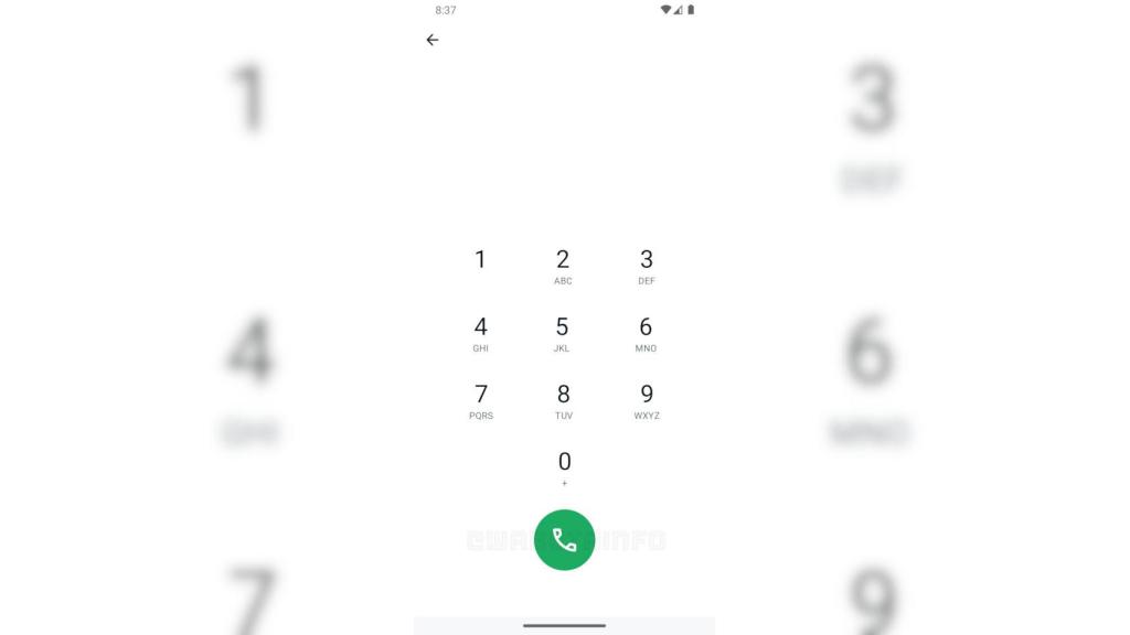 Nuevo teclado numérico de WhatsApp
